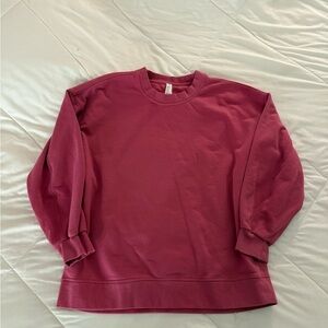 lululemon athletica Pink Crewneck Sweatshirt